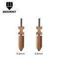 AD5X Düse aus gehärtetem Stahl 0,25 bis 0,8 mm – Farbe 2PCS 0.8mm