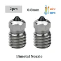 Adventurer 5M Düsen-Kit aus gehärtetem Stahl – Farbe 2pcs Bimetal 0.8