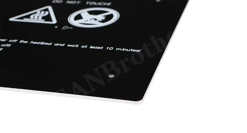 Aluminium Heizbett 12V/24V 235x235mm für 3D-Drucker