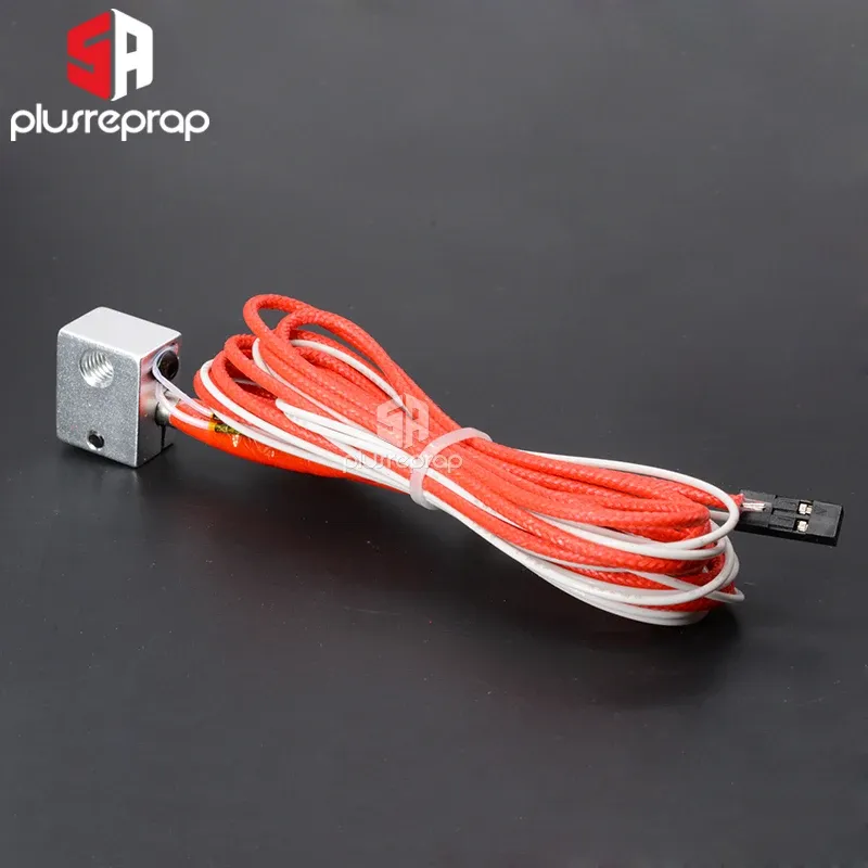 Aluminium Heizblock mit Thermistor und Keramikheizung 12V/24V