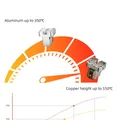 Aluminium/Kupfer-Heizblock für V6/Volcano/Crazy/Dragon Hotend 82W – 6