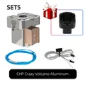 Aluminium/Kupfer-Heizblock für V6/Volcano/Crazy/Dragon Hotend 82W – Color Set 5