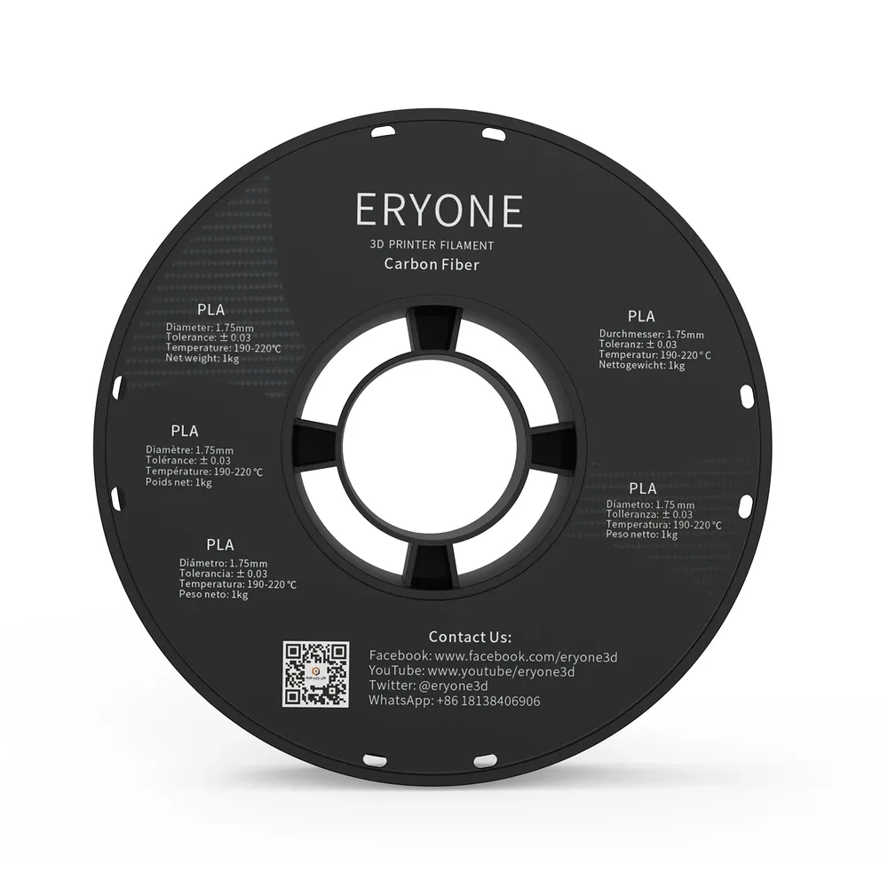 ASA ABS PETG PLA Carbonfaser Filament 1,75 mm 1 kg
