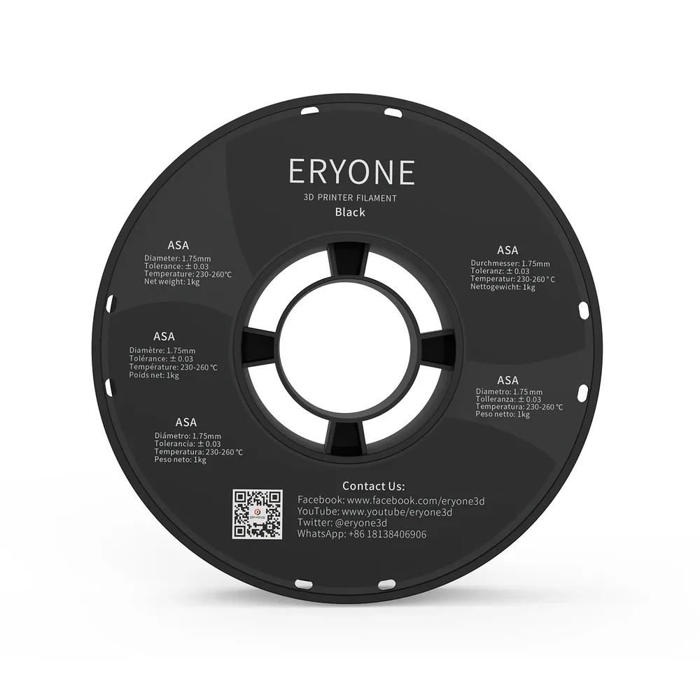 ASA ABS PETG PLA Carbonfaser Filament 1,75 mm 1 kg