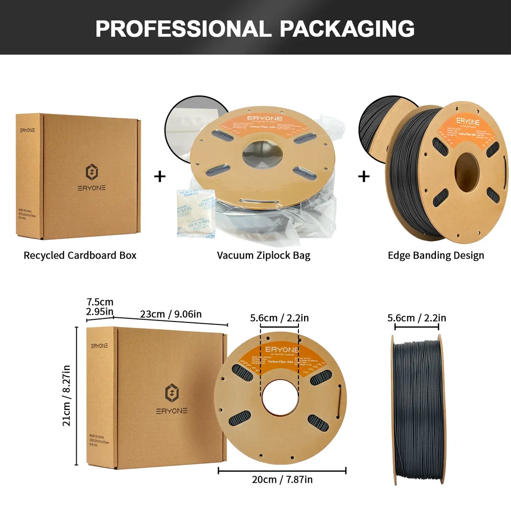 ASA Carbonfaser Filament 1,75mm 10KG Premium