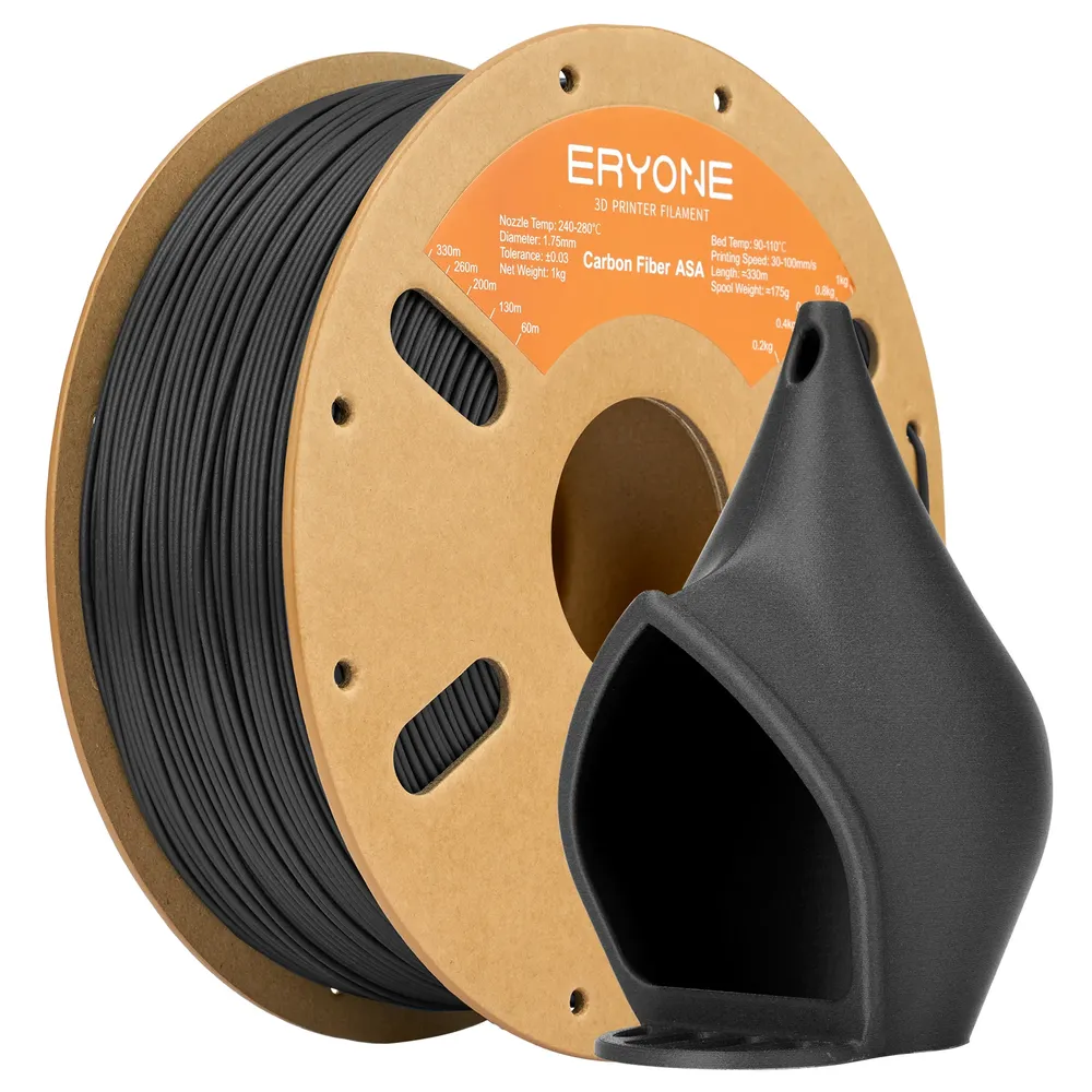 ASA Carbonfaser Filament 1kg 1,75mm mehrfarbig für Außen