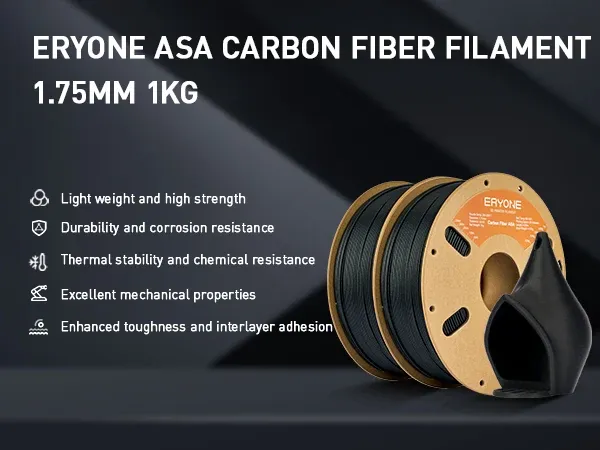 ASA CF Filament 1,75 mm UV- und witterungsbeständig 2 bis 8 kg