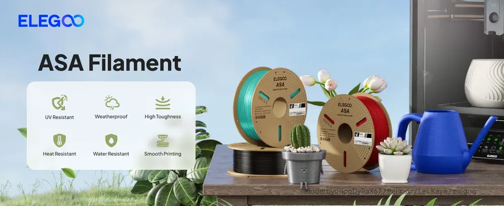 ASA Filament 1kg 1,75mm UV- und witterungsbeständig für Außen