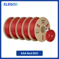 ASA Filament 2kg bis 10kg 1,75mm UV- und wetterbeständig für Außen – Farbe Red 5kg