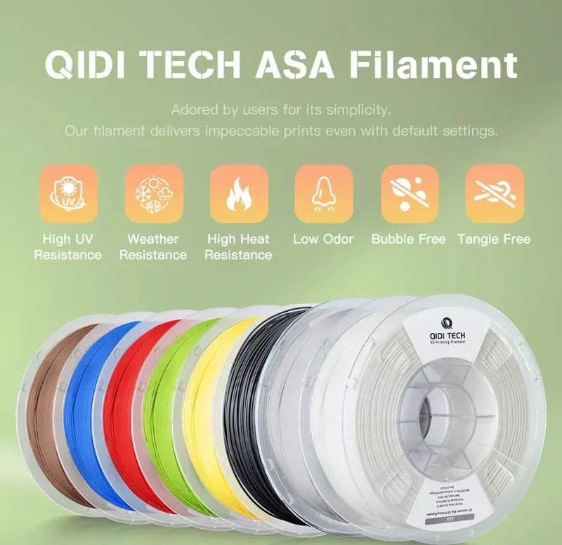 ASA-Filament für 3D-Druck farbig 1 kg