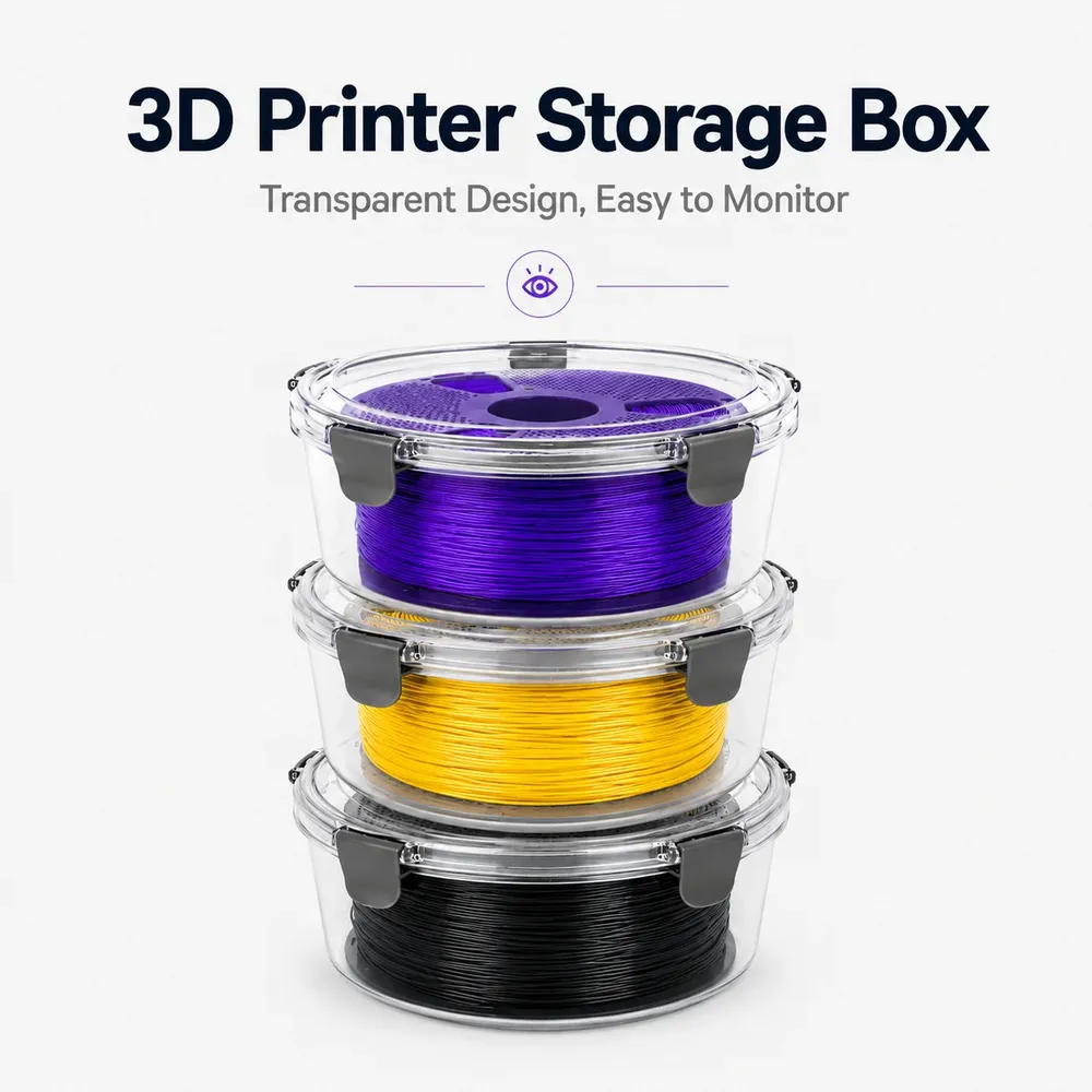 Aufbewahrungsbox Filament 2 Stück luftdicht tragbar