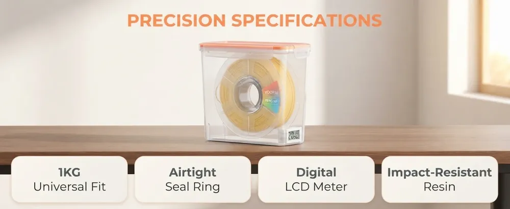 Aufbewahrungsbox Filament luftdicht staubdicht feuchtigkeitsbeständig
