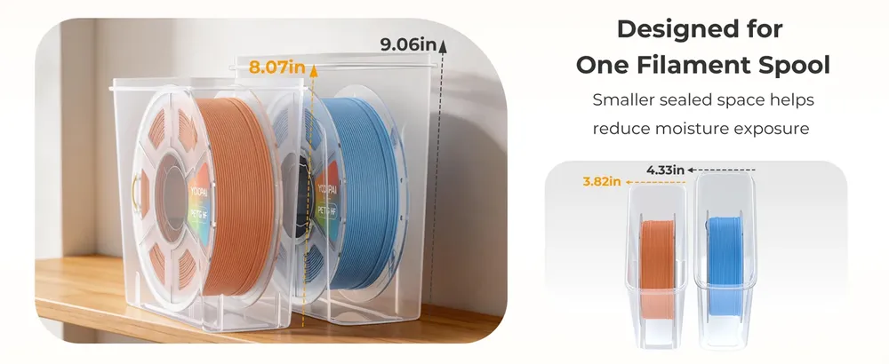 Aufbewahrungsbox Filament luftdicht staubdicht feuchtigkeitsbeständig