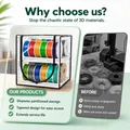 Aufbewahrungsregal Filament 2 Etagen für 20 Rollen luftdicht – 3