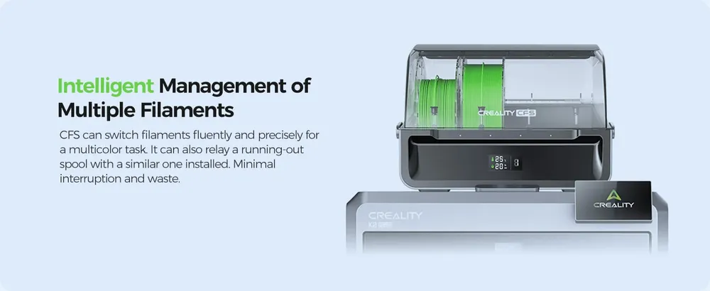 Auto-Filament-System mehrfarbig anti-Feuchtigkeit für K1