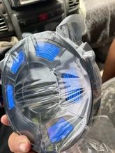 Kundenbewertungen – PLA Filament 1,75 mm zweifarbig Seidenblau Rot 250 g