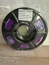 Kundenbewertungen – Seiden-PLA Filament 1,75 mm zweifarbig Blau-Lila 250 g