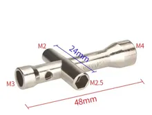 Kundenbewertungen – Werkzeugschlüssel 4-in-1 für M2-M4 Muttern