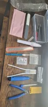 Kundenbewertungen – Werkzeugset Trimm-Messer Schaber Reinigungsnadel Pinzette Zange