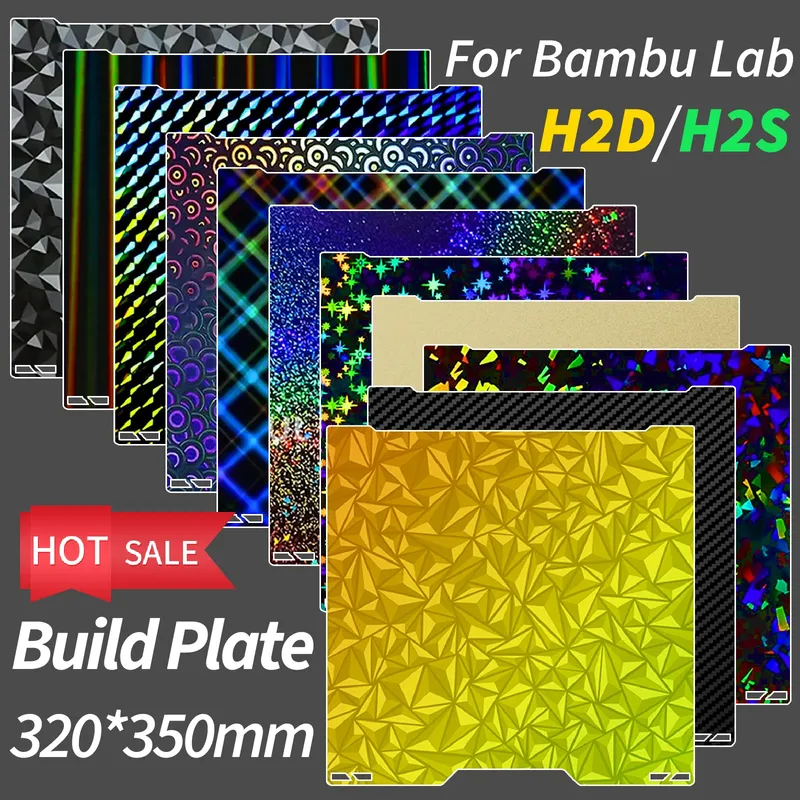 Bambu Lab H2D H2S Bauplatte PET PEI Federstahl
