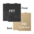 Bauplatte 184x184mm doppelseitig H1H PEY PEO PET PEI – Farbe PEI-PET