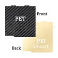 Bauplatte 184x184mm doppelseitig H1H PEY PEO PET PEI – Farbe PEI smooth-PET