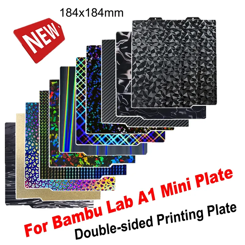 Bauplatte 184x184mm für Bambu Lab A1 Mini doppelseitig flexibel