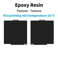 Bauplatte 257x257mm Federstahl PEI doppelseitig magnetisch – Farbe Epoxy Resin Plate