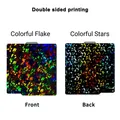 Bauplatte 257x257mm Federstahl PEI doppelseitig magnetisch – Farbe Flake-Stars