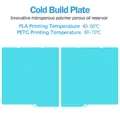 Bauplatte 264x276mm Kaltplatte doppelseitig PEI PEO PET – Farbe Cold Plate no base