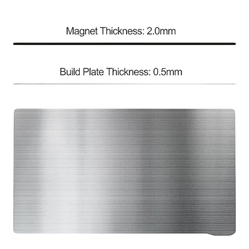 Bauplatte flexibel Federstahl 224 x 129 mm