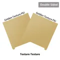 Bauplatte PEI doppelseitig 235 mm für Creality K1 – Farbe Golden Texture PEI