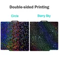 Bauplatte PEI doppelseitig 257 mm für Bambu Lab X1 – Farbe Circle-Starry Sky