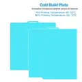 Bauplatte PEI doppelseitig 257 mm für Bambu Lab X2D – Farbe Cold plate