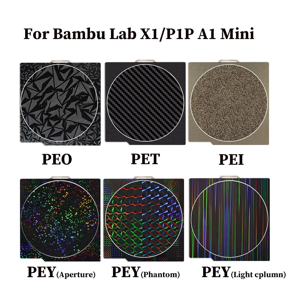 Bauplatte PEI doppelseitig 257 mm für Bambu Lab X2D
