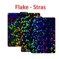 Bauplatte PEI doppelseitig 257 mm für Bambu Lab X2D – Farbe Flake-Stars