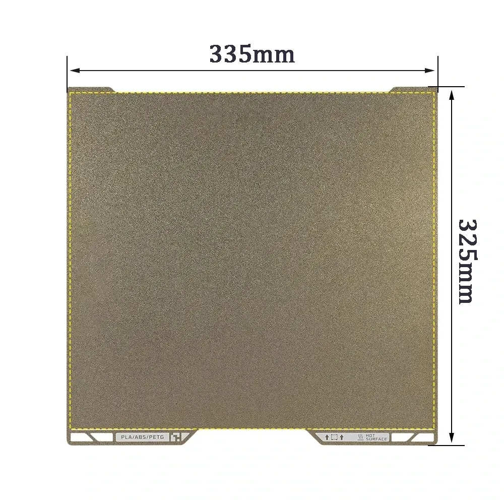 Bauplatte PEI doppelseitig 350 mm für Bambu Lab H2C