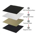 Bauplatte PEI glatt 350 mm für FYSETC Voron 2.4 – 4