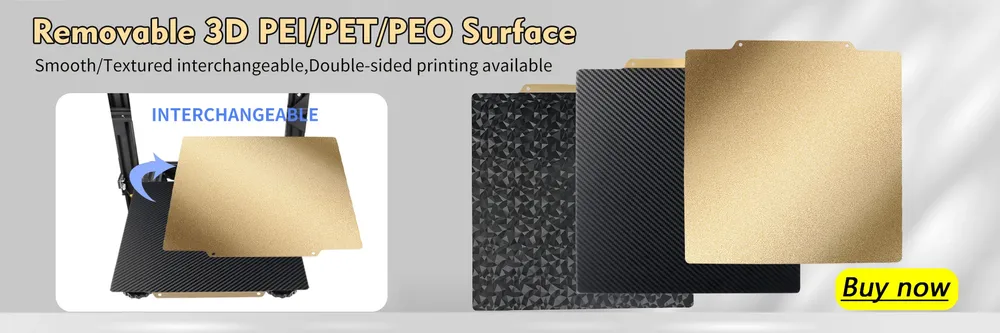 Bauplatte PEI glatt 350 mm für FYSETC Voron 2.4