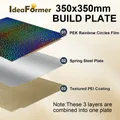 Bauplatte PEI glatt 350 mm für FYSETC Voron 2.4 – Farbe PEK No Base