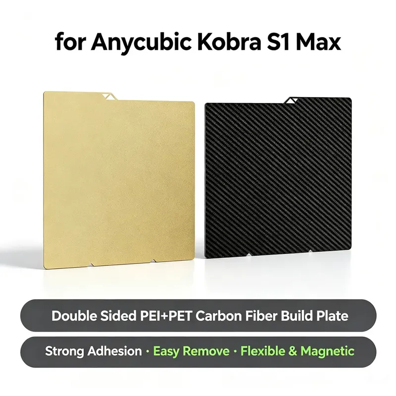 Bauplatte PEI glatt texturiert 235 mm für Anycubic Kobra S1 Max