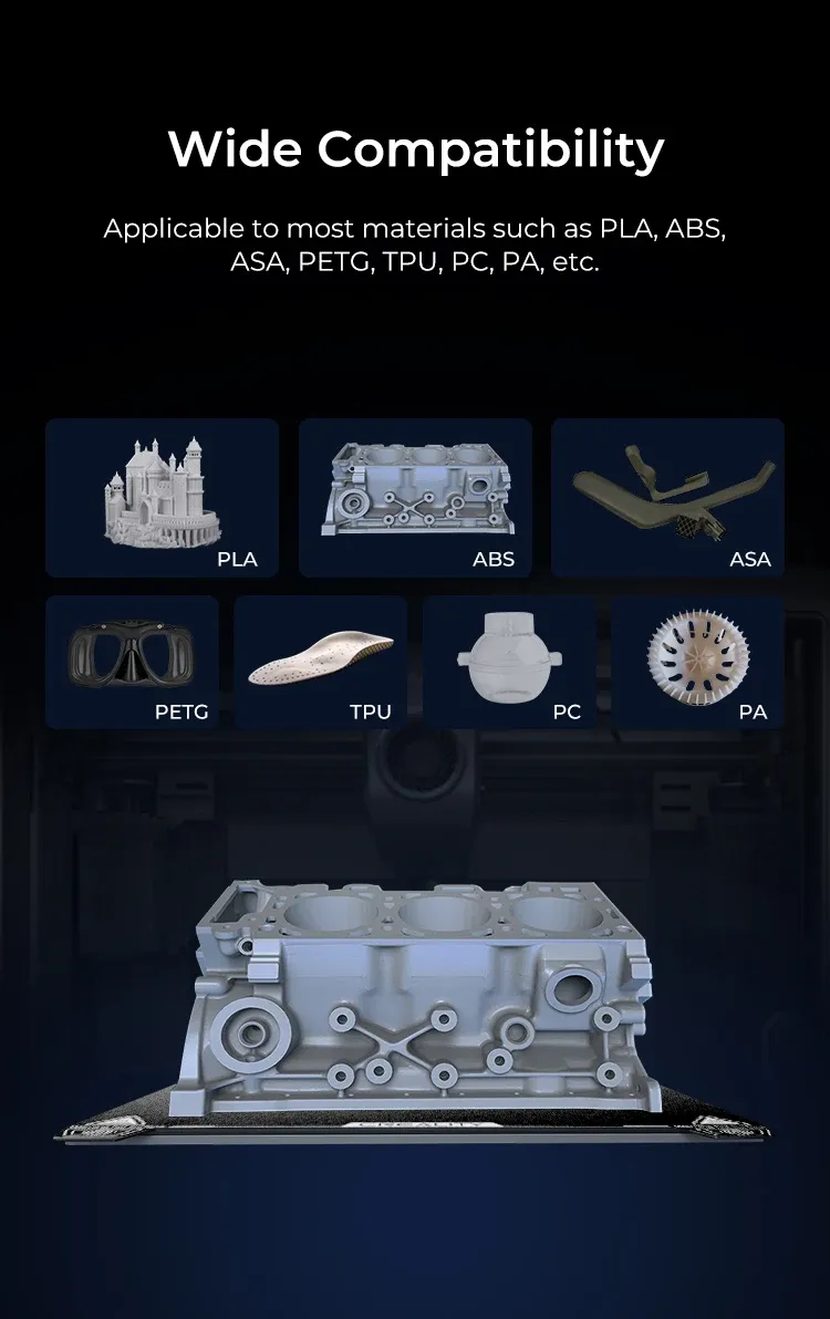 Bauplatte PEI Kit 235 mm für Creality K1 Max