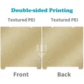 Bauplatte PEI magnetisch 235 mm für Creality K1 – Farbe Golden PEI-PEI