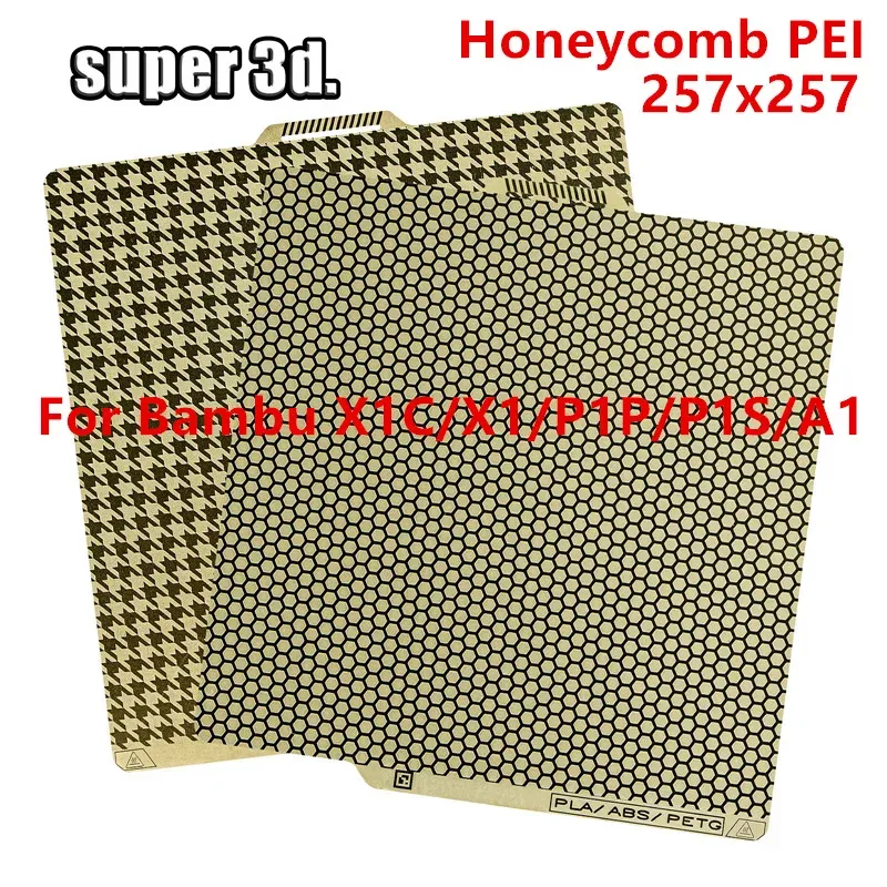 Bauplatte PEI texturiert 257 mm für Bambu Lab P1S