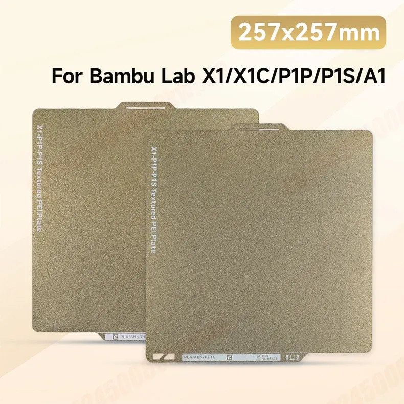 Bauplatte PEI texturiert 257 mm für Bambu Lab X1