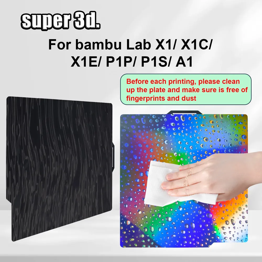 Bauplatte Wabenstruktur Pei Texturiert für Bambu Lab P2S