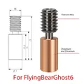 Bi-Metall-Heatbreak-Rohr Titanlegierung Rotkupfer für E3D V6 MK8 Ender 3 – Farbe FLYING BEAR GHOST6