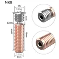 Bi-Metall-Heatbreak-Rohr Titanlegierung Rotkupfer für E3D V6 MK8 Ender 3 – 3