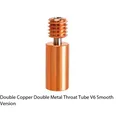 Bi-Metall-Heatbreak-Rohr Titanlegierung Rotkupfer für E3D V6 MK8 Ender 3 – Farbe Double copper V6 2
