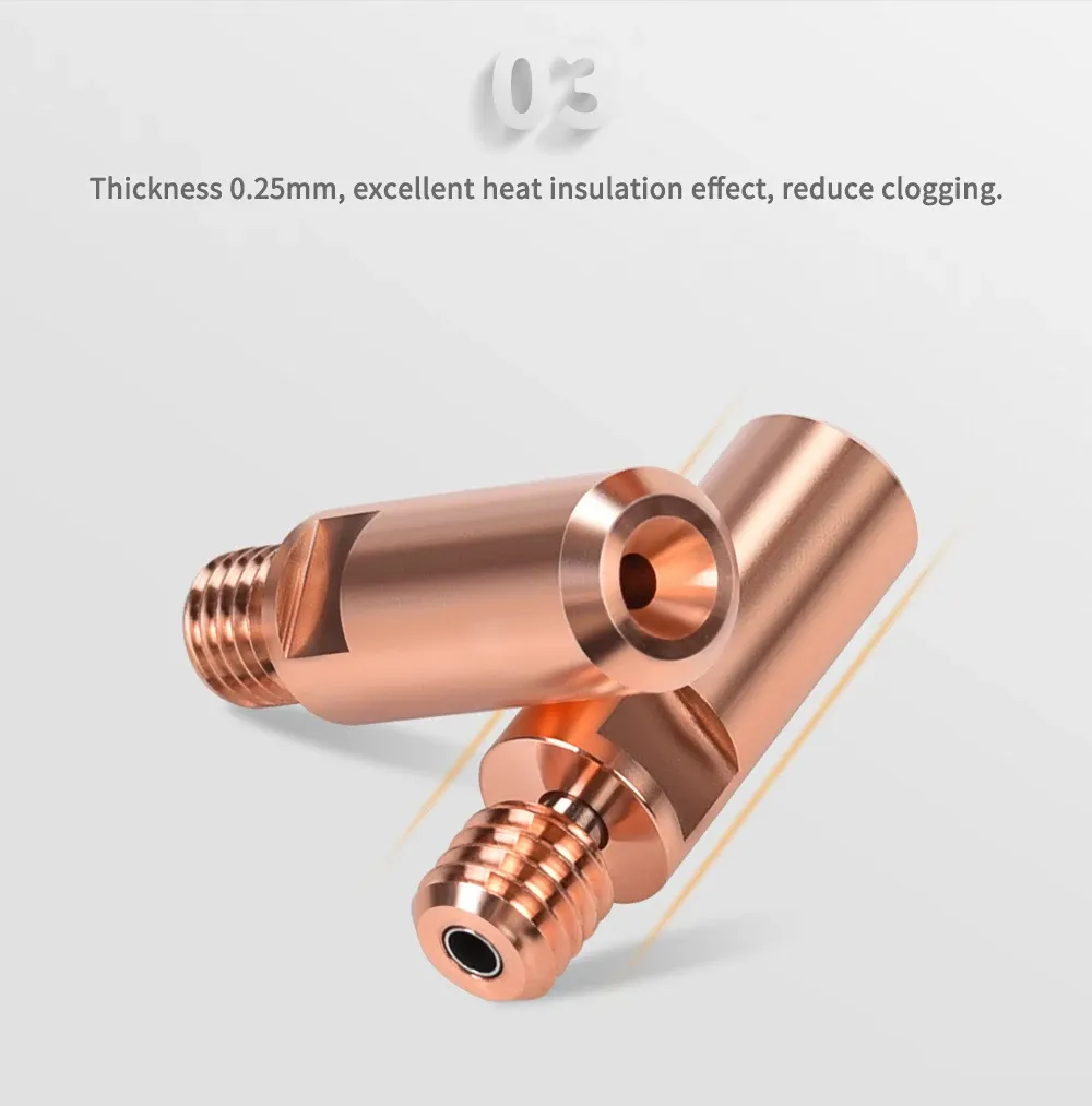 BIGTREETECH Bimetall-Heat Break V6 MK8 MK10 Throat für E3D V6 Hotend